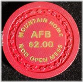 Mountain Home AFB NCO Casino Token