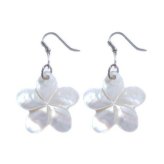 Plumeria Shell Earrings