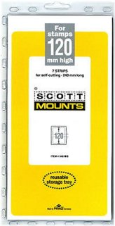 Scott Strip Mounts - Pack of 7, Black (120x240 120mm)