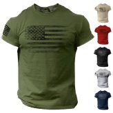 Stars & Stripes Distressed Tee for Him