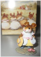 Lavender Meadow Mouse Figurine