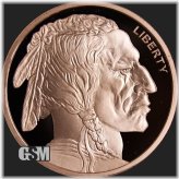 American Bison Copper Bullion