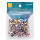 Glass Head Quilting Pins by Wright's