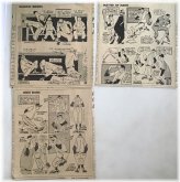 Baseball Legends Newspaper Panels