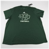 Dark Green Cal Poly Mustangs adidas Creator Short Sleeve Shirt