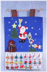 Festive Fabric Countdown Display