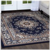 Navy Treasures Oriental Rug Runner