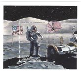 Lunar Exploration Commemorative Stamp from Angola
