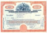 Sunray Mid-Continent Oil Company Stock Certificate