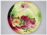 LIMOGES CORONET MdeM Rose Plate
