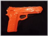 1911 Rubber Training Pistol - Safety Orange