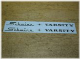 Vintage Varsity Down Tube Decal Set