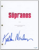 The Sopranos" Pilot Episode Script Autographed by Kathrine Narducci