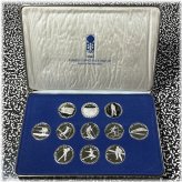1972 Germany Munich Olympics 11x Silver Medal Set Lot#B1457 With Original Case