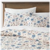 Blue Blossom Comforter & Sham Set