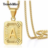 Personalized Golden Alphabets Necklace Collection