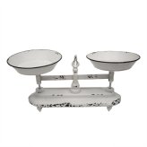 Enamel Metal Farmhouse Table Centerpiece