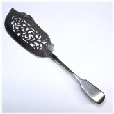 Silver Fiddle Fish Server with Pierced Design