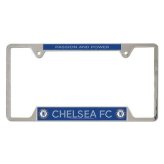 Chrome Plated Metal License Plate Frame for Chelsea FC Fans