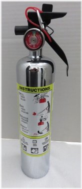 ChromeShield Fire Extinguisher