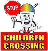 Child Safety Decal for Food Trucks and Concession Carts