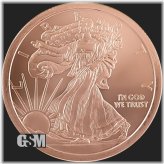 Copper Liberty Round