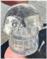 Mystic Veil Quartz Skull