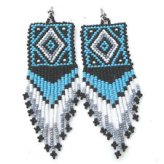 Medicine Man's Beadwork Earrings