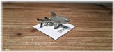 Ambush Miniature Great White Shark Figurine