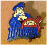Peoria Rivermen Logo Pin - Style B