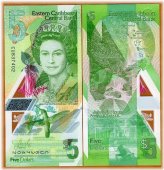 Caribbean Gem UNC Polymer Note