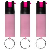 Magnum Defense Spray Set with Key Ring and Pink Sleeve