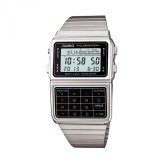 Silver Data Bank Calculator Watch