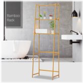Bamboo Over-Toilet Storage Stand