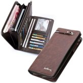 Leather Bifold Coin Wallet