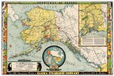 Alaska Steamship Route Map - 1936 Vintage Style