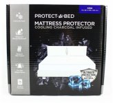 CharcoalGuard King Mattress Protector