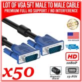 VGA Video Cable Bulk Pack