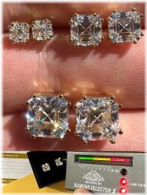 Asscher Sparkle Earrings