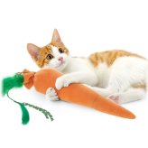 Feline Fun Crunch Carrot Plush Kicker