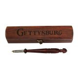 Antique Wood Calligraphy Pen Set