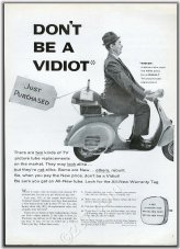 Retro Vespa Moped Memorabilia