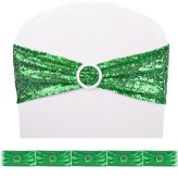 Sequin Stretchy Spandex Chair Sashes