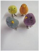 Pastel Chickadee Quartet