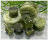 Jade Stone Double Flare Plugs
