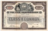 Vintage Hollywood Film Stock Certificate