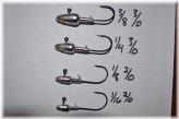 Black Nickel Darter Jig Head Pack