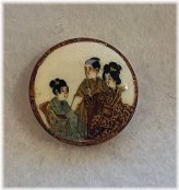 Meiji Era Satsuma Family Button