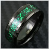 Dragon's Embrace Tungsten Ring