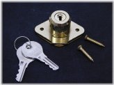 Brass Cylinder Lock (Keyed Alike) for Drawers and Cabinets